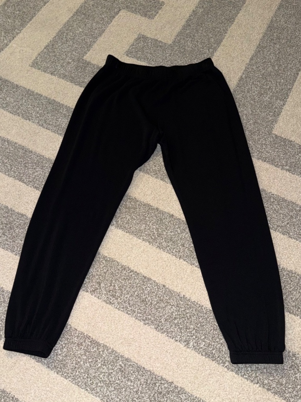 Women's Splits59 Cropped Black Tapered Fleece
